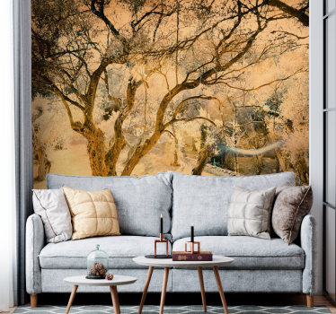 Olive tree wall mural - TenStickers