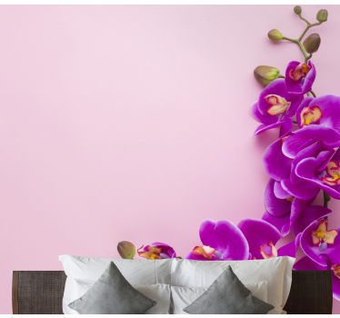 Orchid mural orchid floral design - TenStickers