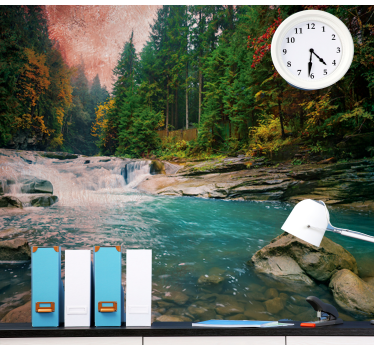 Photo view on a cascade visual effects wall sticker - TenStickers