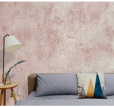 Pink and gray fog concrete stone murals - TenStickers