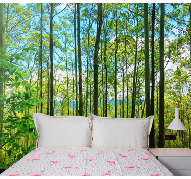 Polish forest birches nature murals - TenStickers
