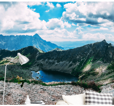 Polish mountains skyline  mountain mural - TenStickers