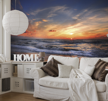 Punta Cana beach sea wall mural - TenStickers