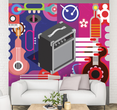 Retro Pop Wall Murals for Bedrooms - TenStickers