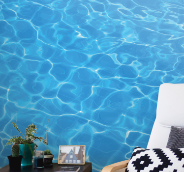 Sea mural clear water surface - TenStickers