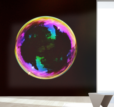 Soap Bubble Wall Murals for Bedrooms - TenStickers