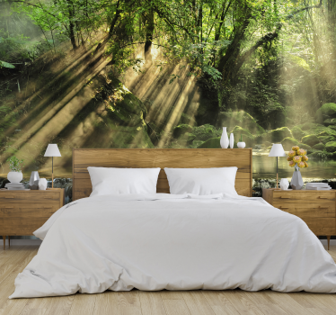 The secret forest tree wall mural - TenStickers