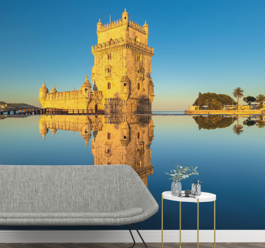 Torre de Belém mural wallpaper - TenStickers