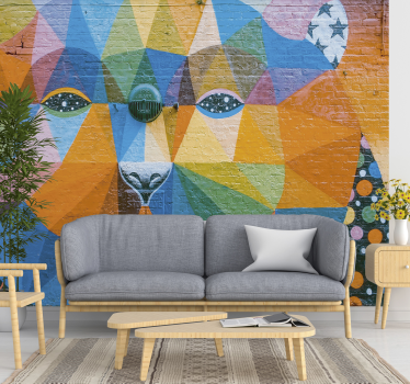 Tribal graffiti Art Wall Mural - TenStickers