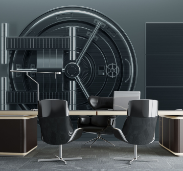Wall mural business vault wall wraps for office - TenStickers