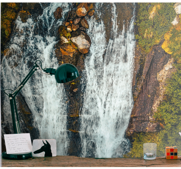 Waterfall mural grand cascade scene - TenStickers