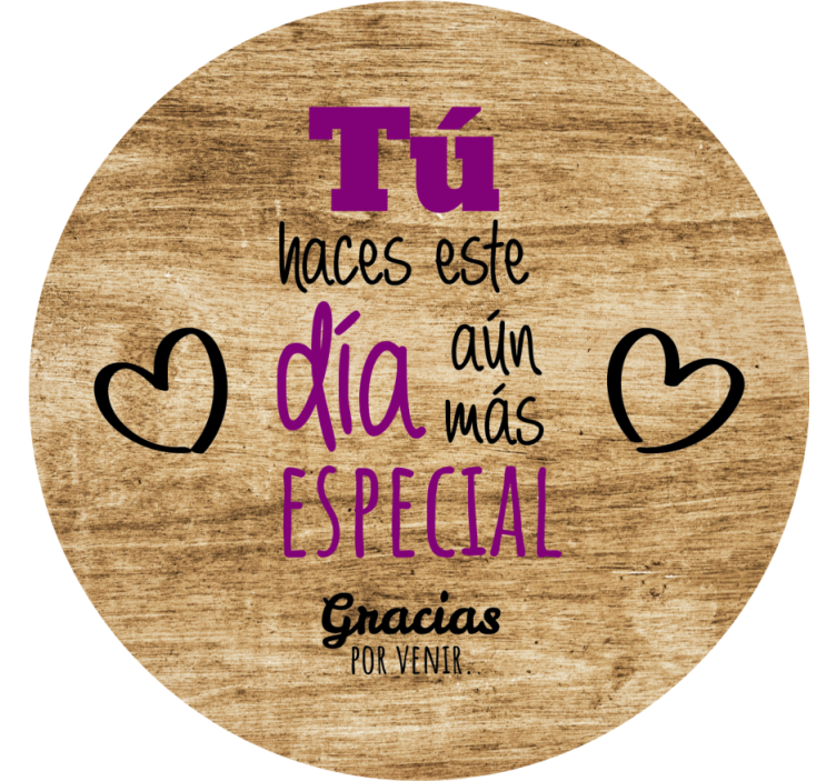 You make this day special text coasters - TenStickers