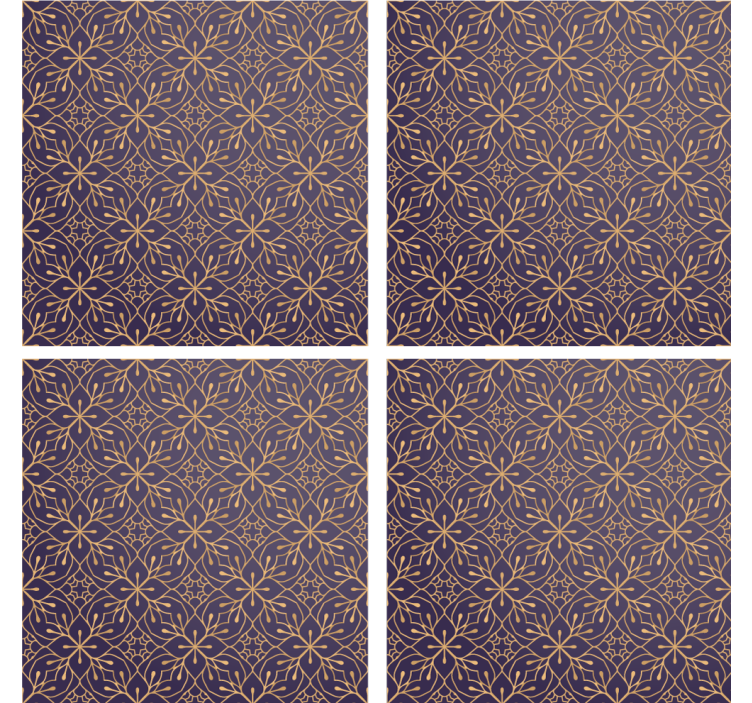 Elegant Indian design vintage coaster - TenStickers