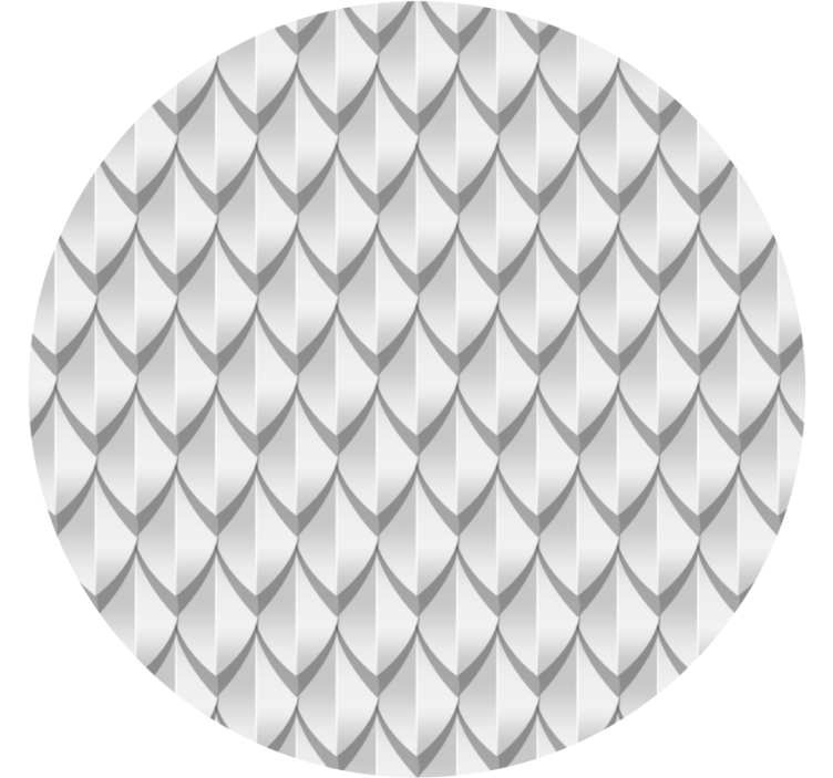 Circular gray dragon pattern texture coaster - TenStickers