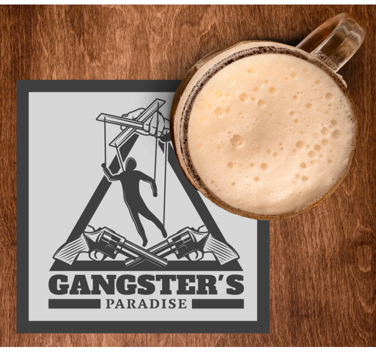 Gangster squad vintage coaster - TenStickers