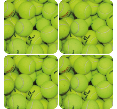 Tennis ball drink coaster - TenStickers