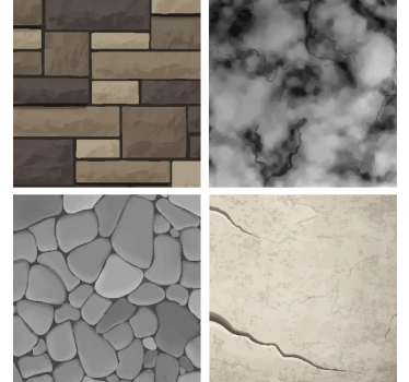 Realistic textures drink coaster - TenStickers