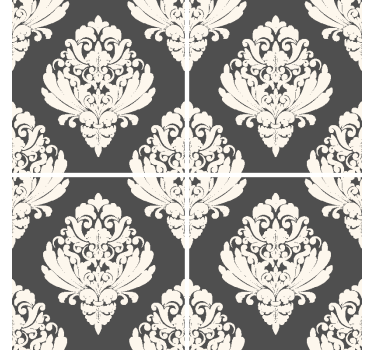 Ornate pattern surface coasters - TenStickers