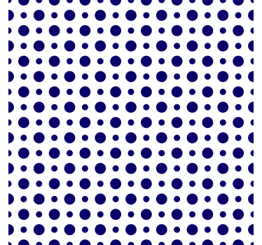 Coasters in bold polka dot pattern - TenStickers