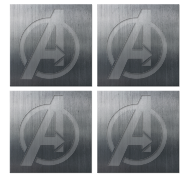 Superheroes' A geeky coasters - TenStickers
