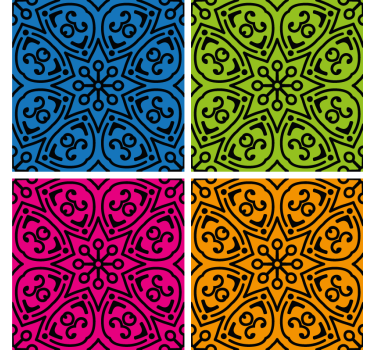 Beer mats with bold patterns - TenStickers