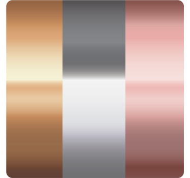 Coasters metallic gradient stripes - TenStickers
