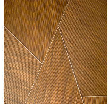 Geometric wood pattern coasters - TenStickers