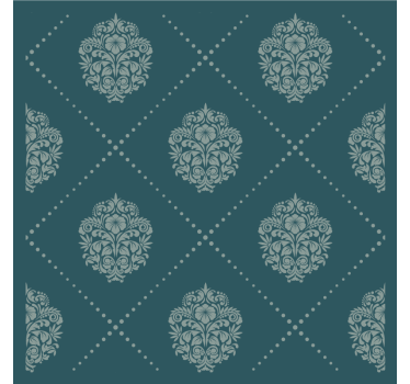 Coasters with elegant floral design - TenStickers