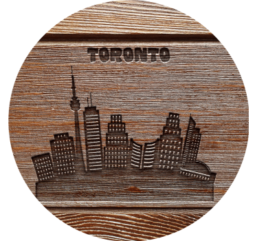 Laser cut coaster  retro coasters - TenStickers
