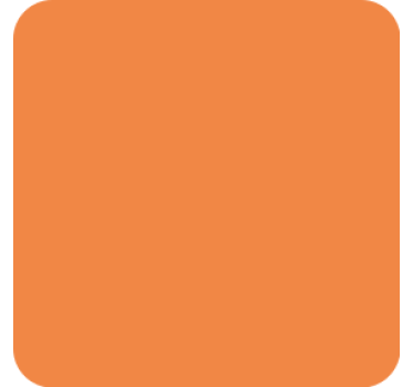 Coasters simple orange surface - TenStickers
