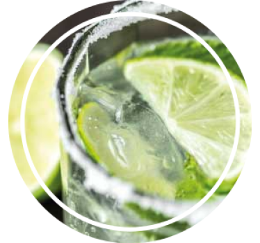Lemon drink retro coasters - TenStickers