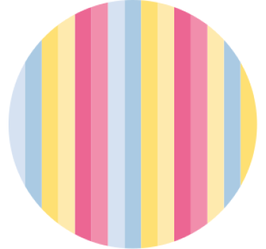 Pastel colors design modern drink coaster - TenStickers