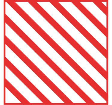 Diagonal stripes design xmas coasters - TenStickers
