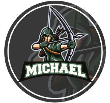 Personalizable coasters archer with name - TenStickers