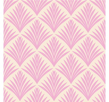 Coasters pale pink leaf design - TenStickers