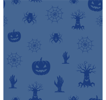 Halloween coasters spooky shadows design - TenStickers