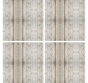 Wood grain texture coasters - TenStickers