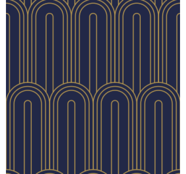 Curved lines pattern coasters - TenStickers