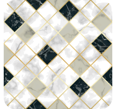 Marble patterned coasters - TenStickers