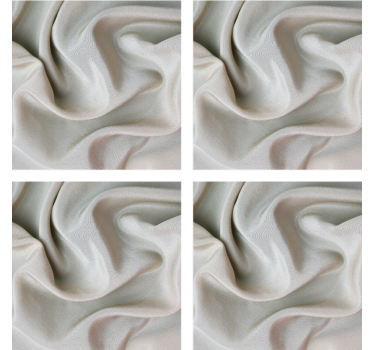 Elegant soft fabric texture coasters - TenStickers