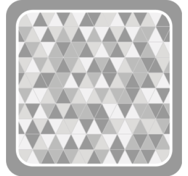 Coasters geometric triangle pattern design - TenStickers