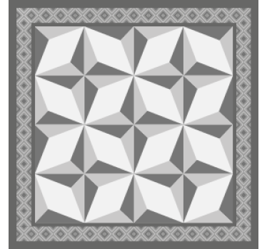 Geometric layered patterns coasters - TenStickers