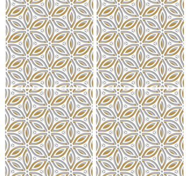 Intricate floral coasters - TenStickers