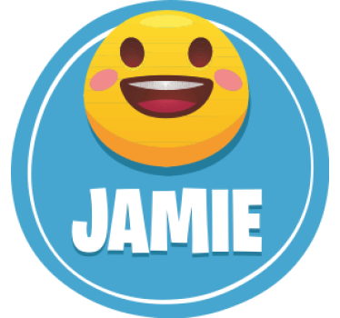 Personalizable coasters with smiley face design - TenStickers