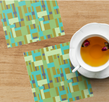 Abstract geometric coasters - TenStickers
