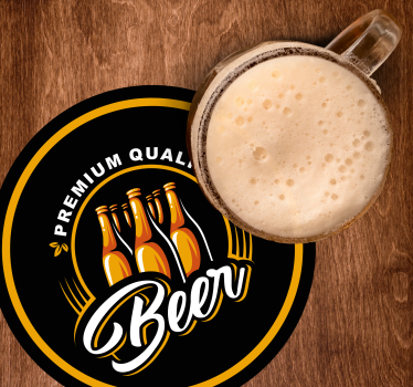 Beer mats premium quality drink coaster - TenStickers