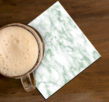 Coasters with elegant marble pattern design - TenStickers
