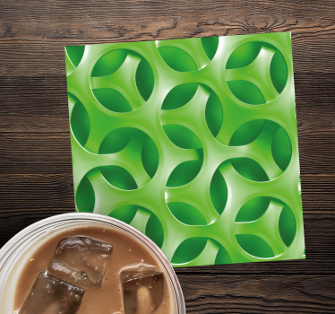 Coasters with layered circular design - TenStickers