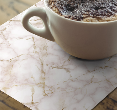 Coasters with marble pattern surface - TenStickers