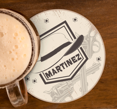 Geek coasters western hat and guns - TenStickers